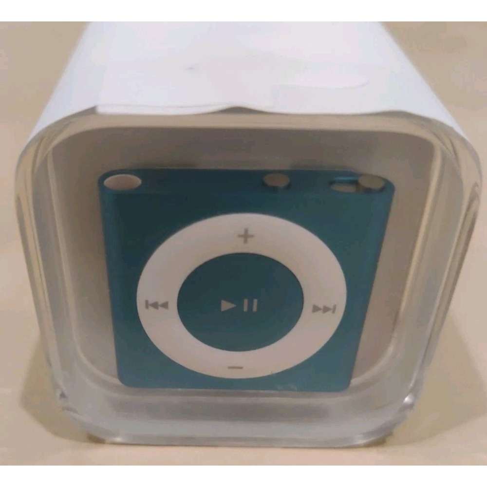 Apple iPod shuffle 4th Generation Blue (2GB) New, Sealed in Box! As Is - Picture 4 of 5